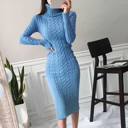 Winter bodycon dress