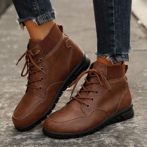 ELISSIA | Western Style Ankle Boots