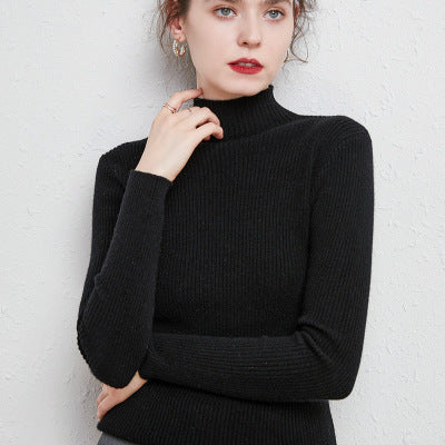 Half turtleneck sweater