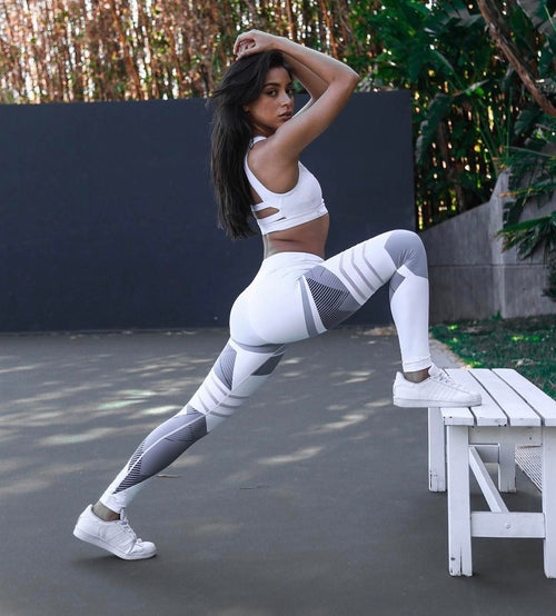 High Waisted Reflective Performance Leggings