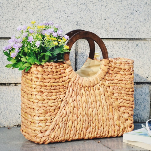 Rattan Beach Bag