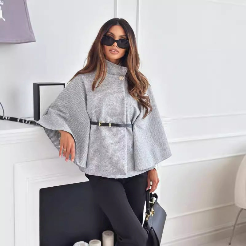 Mila Belted Poncho | Modernity - Charm