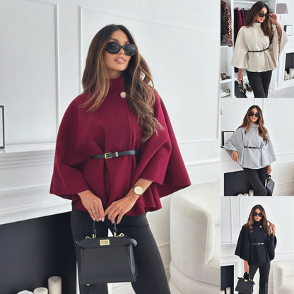 Mila Belted Poncho | Modernity - Charm
