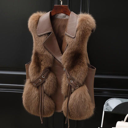 Glam fur vest