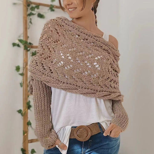 Scarf with sleeves | Sabine