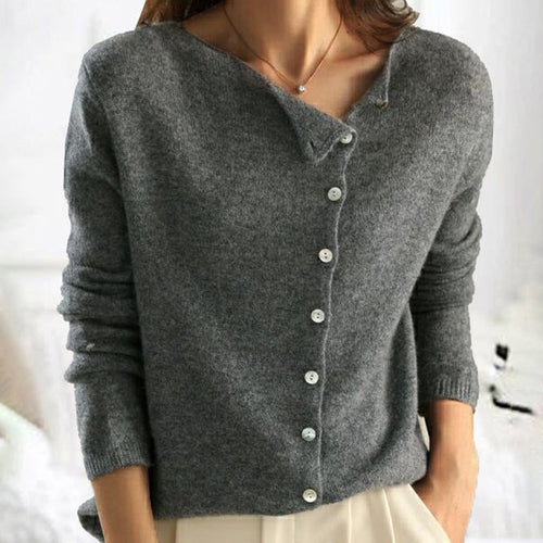 Lightweight sweater with buttons | Cléa 