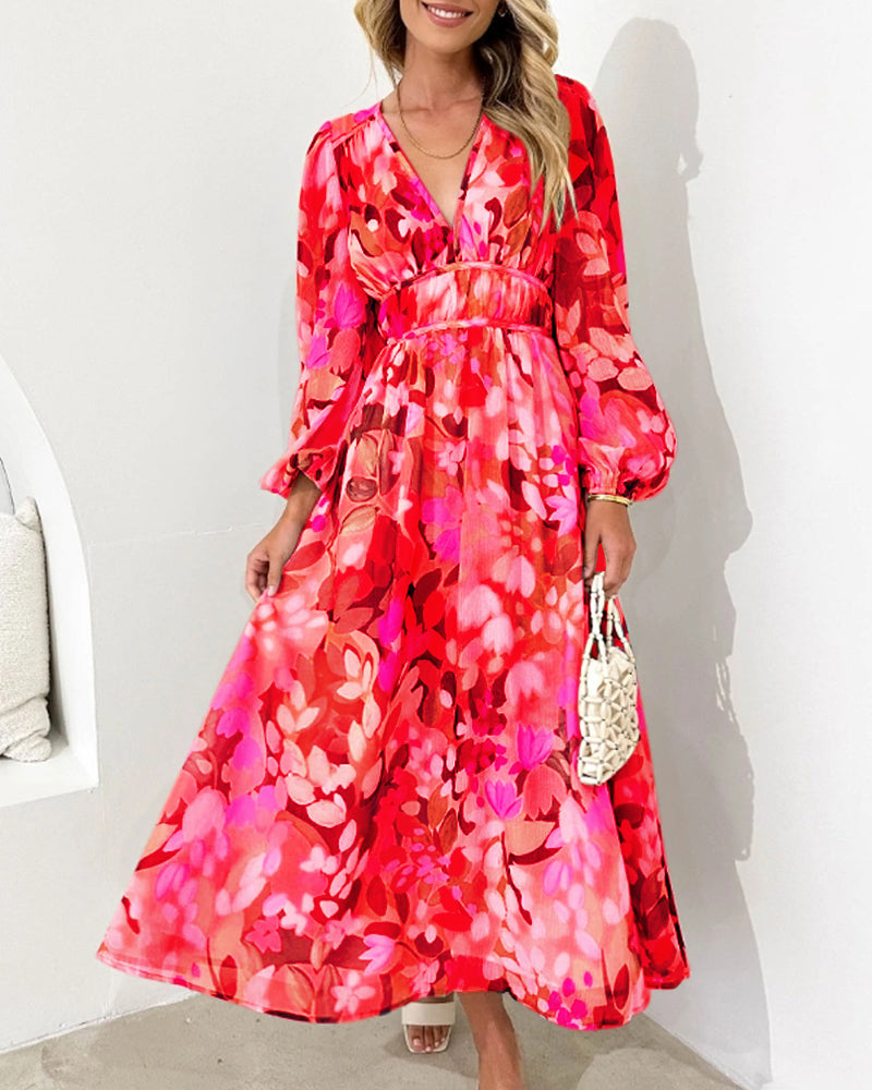 Elegant floral dress