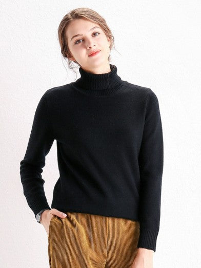 Turtleneck Sweater with Basic Knit – Guaranteed Warmth and Style