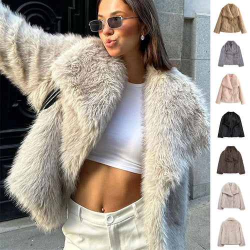 Casual thick teddy coat