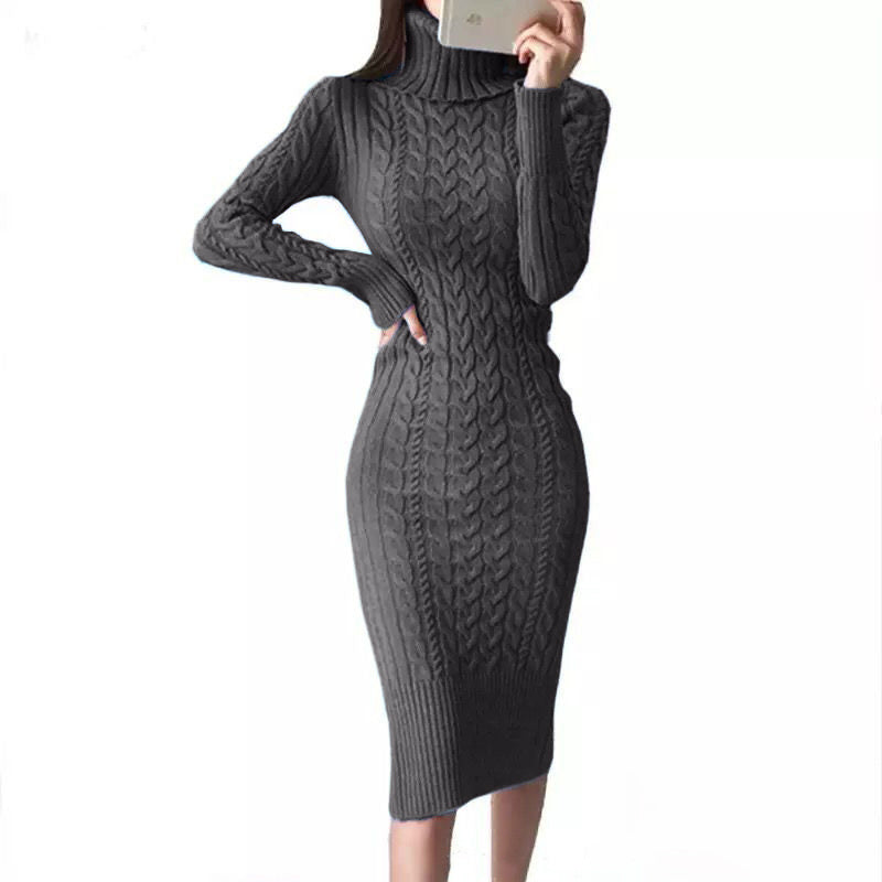Winter bodycon dress