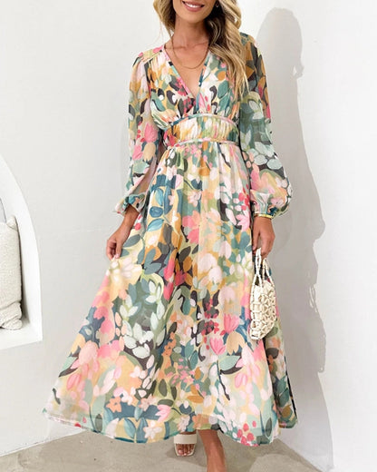 Elegant floral dress
