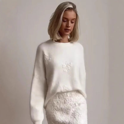 Flowery Sweater