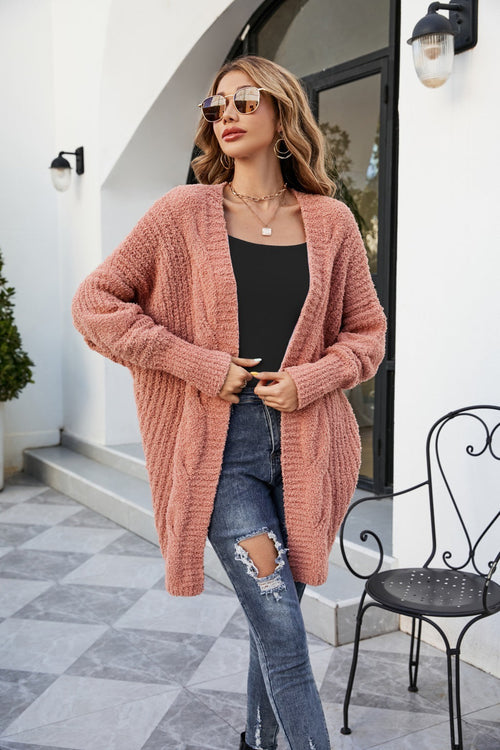 Stylishly Casual Knitted Cardigan
