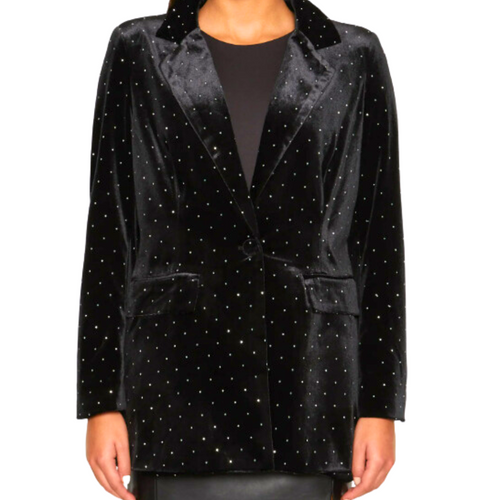 ELEGANCE - The Diamond Velvet Blazer