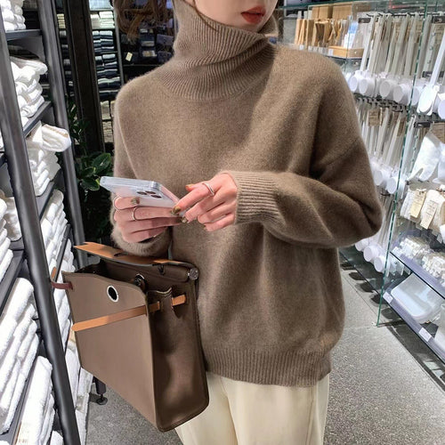 RINA | Cashmere Sweater with High Neck