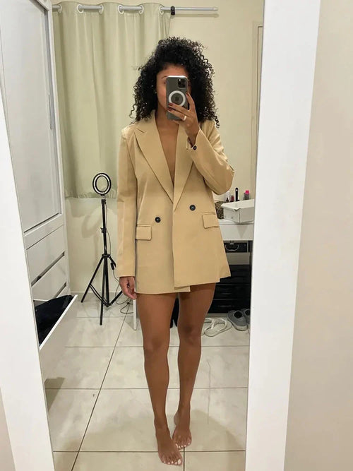 Women's Office Blazer - Sophisticated Elegance for Every Season