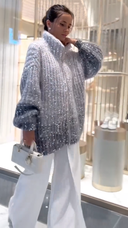 ModenGlanz- Luxe Glitter Strickpullover