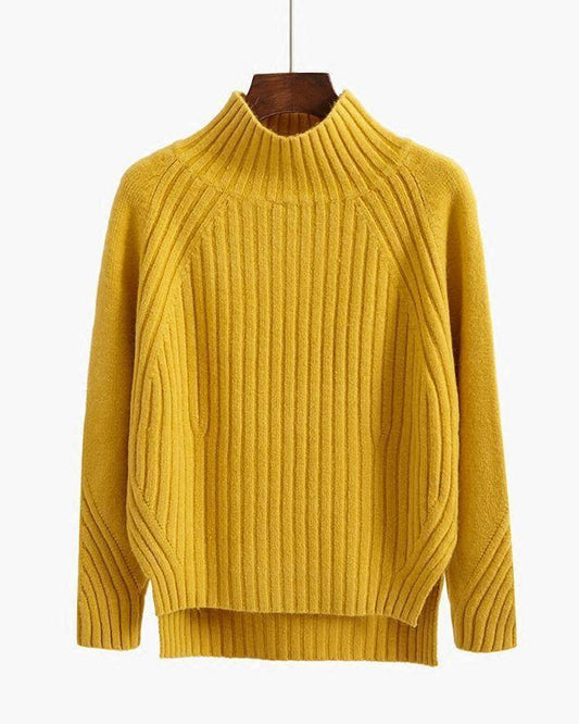 Pull à col roulé pour femmes avec une touche élégante.