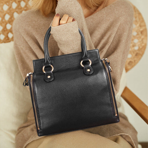 Retro PU Leather Handbag