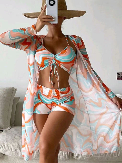 Bikini Trois Pièces Maillot de Bain Femmes