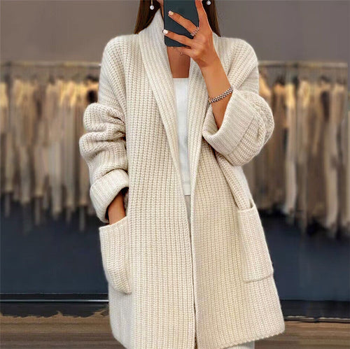 Knitted Cardigan with Pockets | Noa 