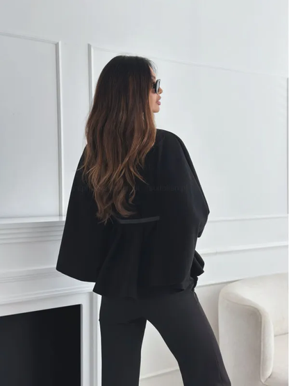 Mila Belted Poncho | Modernity - Charm