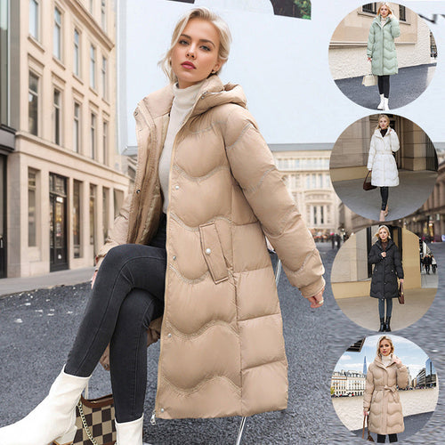 AvoirLaMode™ – Mid-Length Cotton Winter Jacket