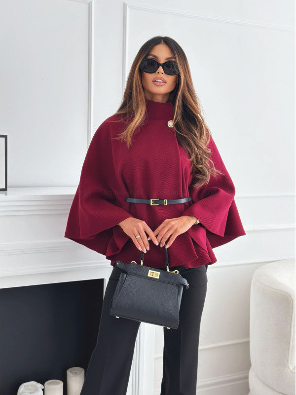 Mila Belted Poncho | Modernity - Charm