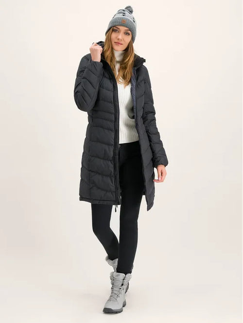 Mid-length quilted jacket | Jade